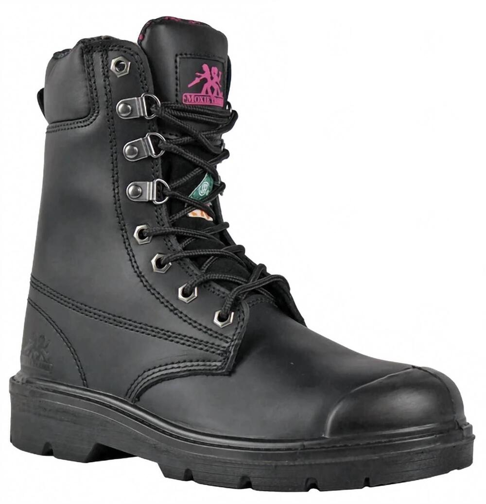 NEW HOSS BOOT COMPANY women's moxie trades 8" anne industrial steel toe work boo